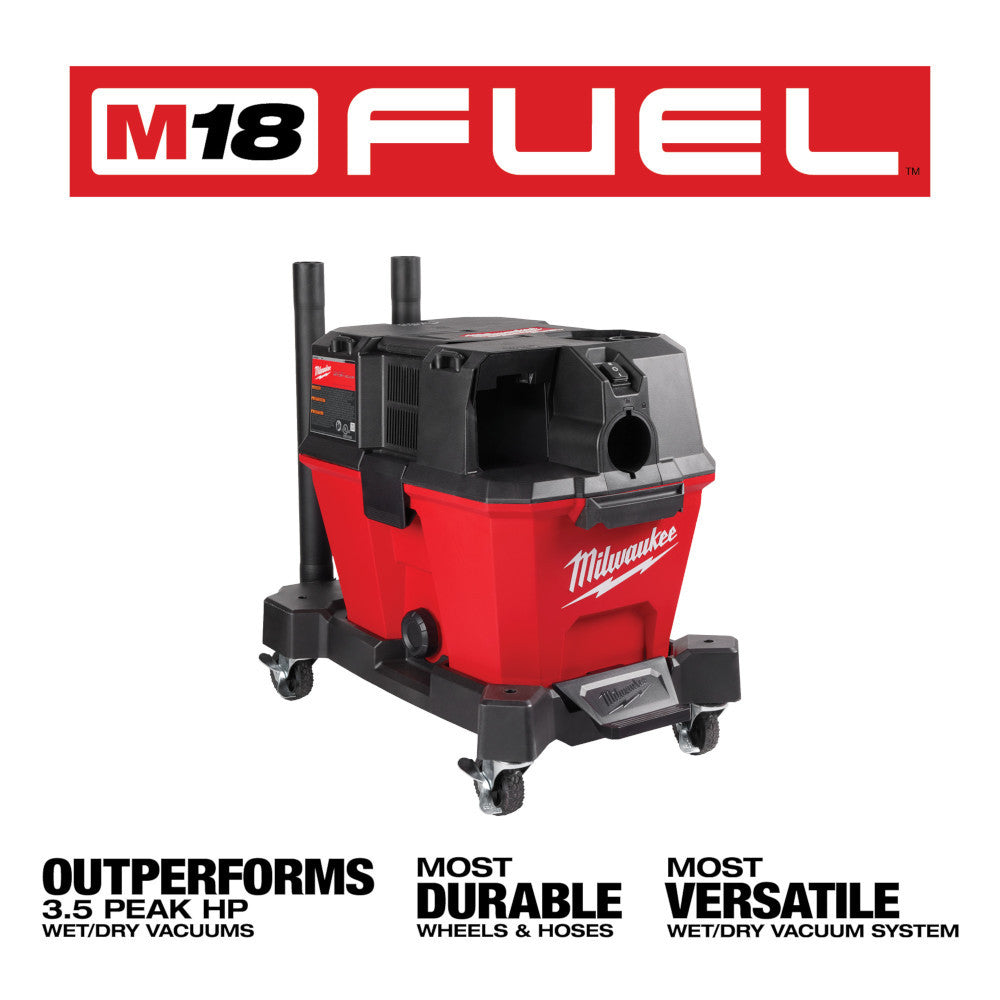 Milwaukee 0910-20 M18 FUEL Cordless 6 Gal Brushless Wet/Dry Vacuum (Tool Only)