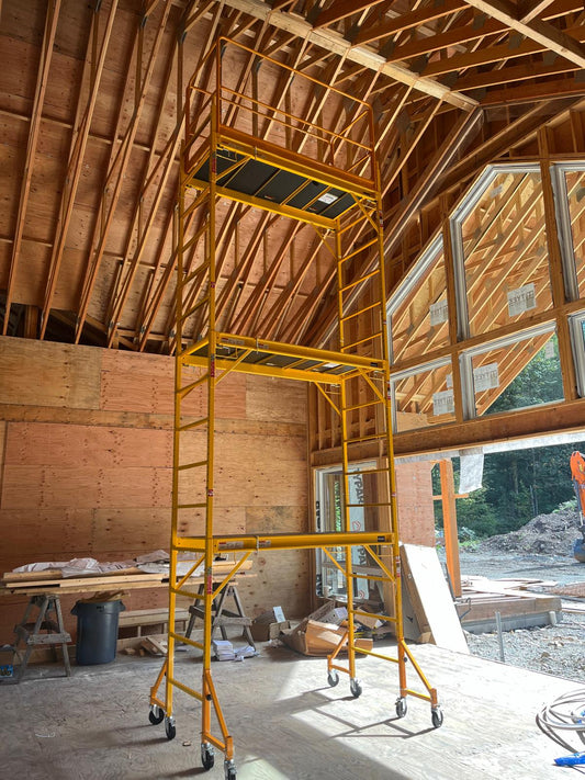 ROK 18 ft. Scaffolding with Trap Door 1000 lbs. max load capacity