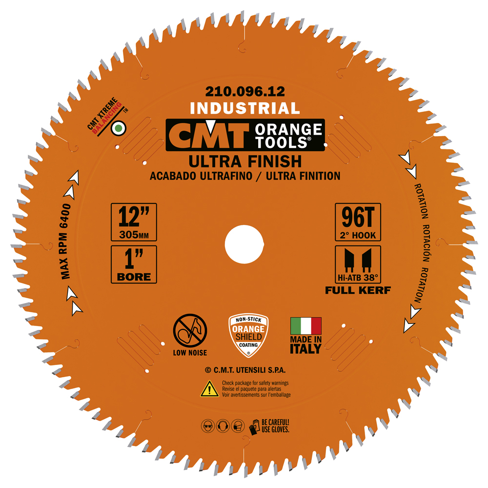 CMT 210.096.12 Melamine/Fine Cut Carbide Saw Blade (Copy)