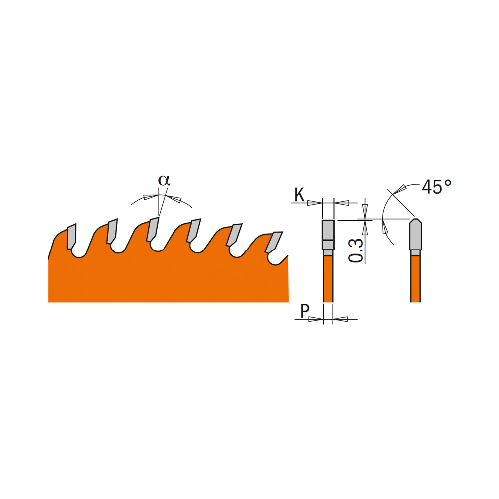 CMT 221.060.10 Cabinetshop Blade 10″ X 60 5/8″ Bore