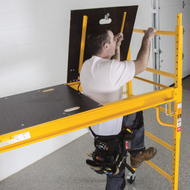 ROK 12 ft. Scaffolding with Trap Door 1000 lbs. max load capacity