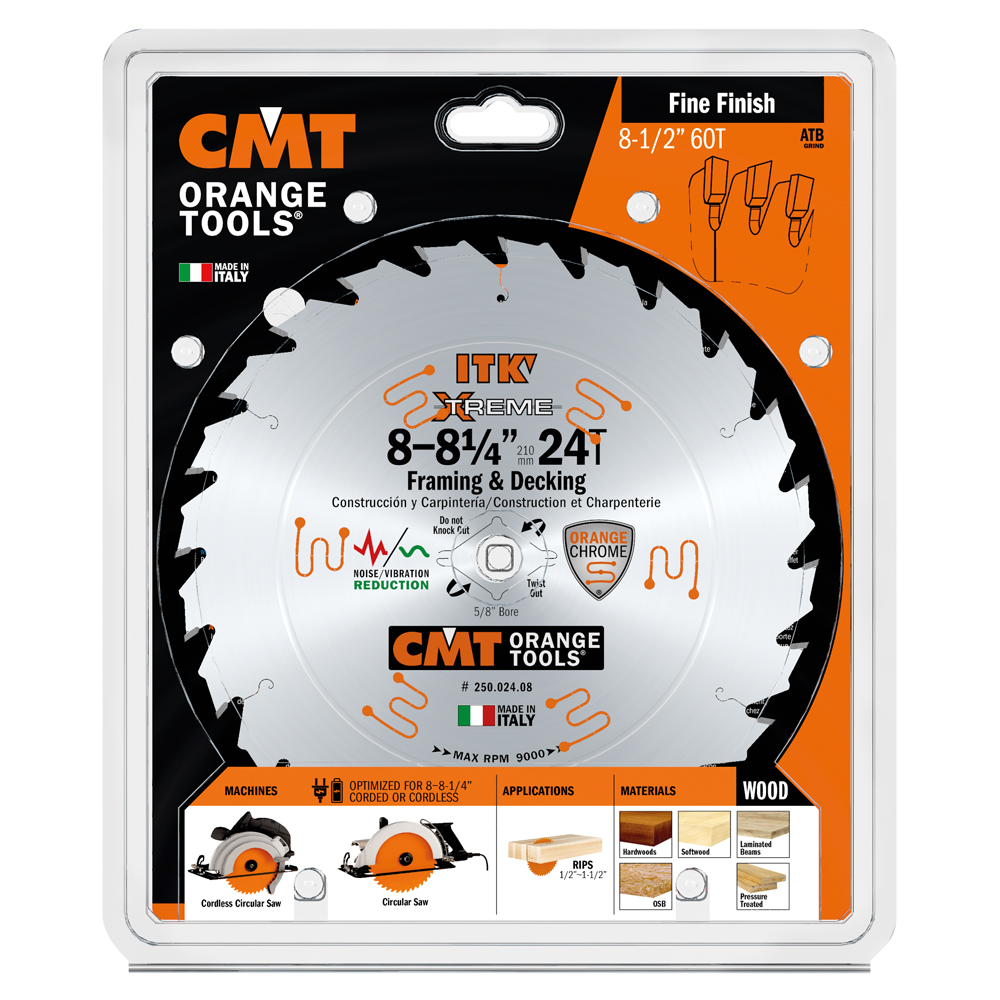 CMT 250.024.08 ITK Framing/Decking 8-1/4″ X 24 X 5/8″