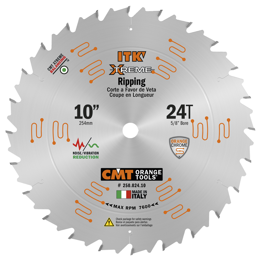 CMT 250.024.10 “ITK” Industrial Thin Kerf Saw Blades