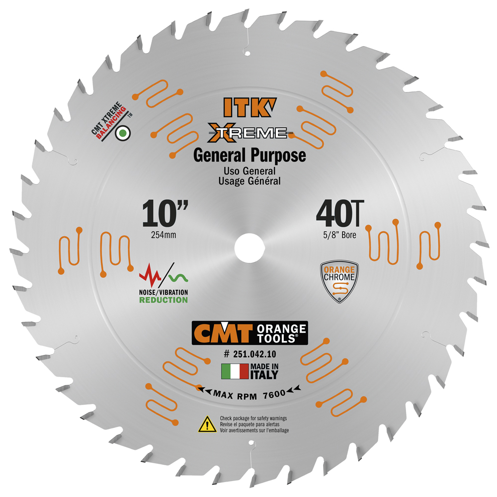 CMT 251.042.10 “ITK” Industrial Thin Kerf Saw Blades