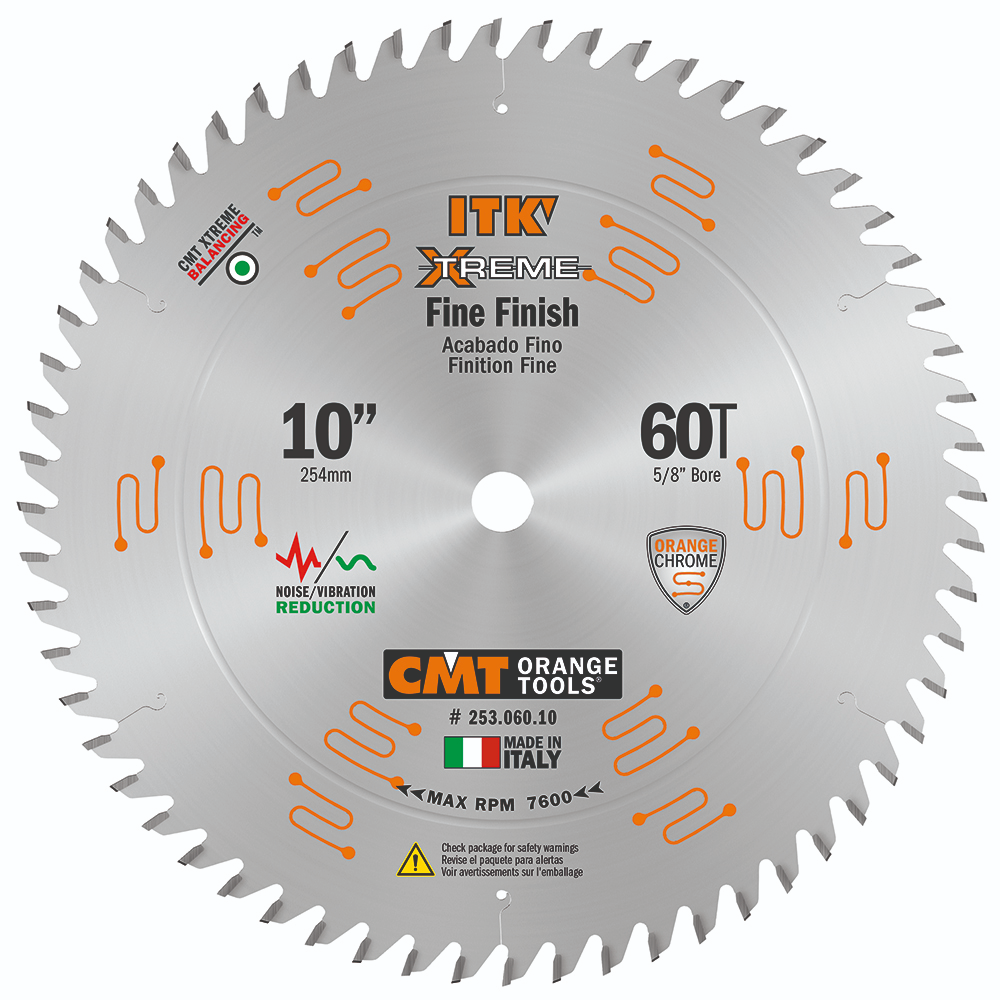 CMT 253.060.10 “ITK” Industrial Thin Kerf Saw Blades