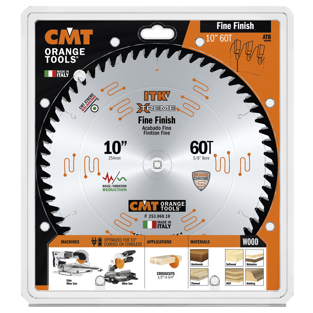 CMT 253.060.10 “ITK” Industrial Thin Kerf Saw Blades