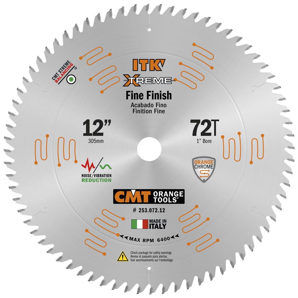 CMT 253.072.12 12" ITK Compound Miter Saw Blade