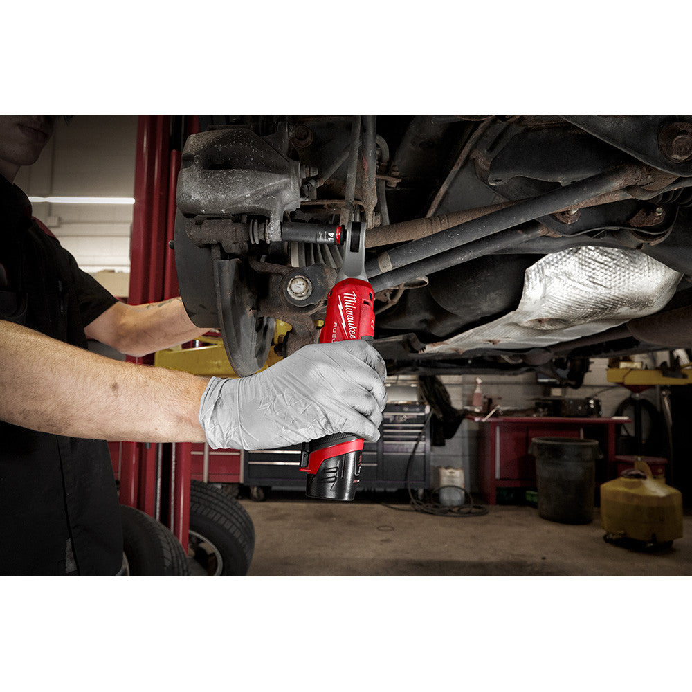Milwaukee 2567-20 M12 FUEL Cordless Brushless 3/8in High Speed Stubby Ratchet (Tool Only)
