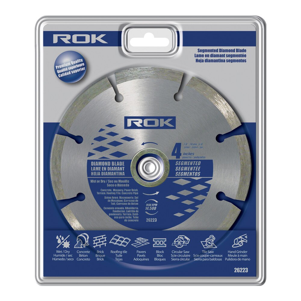 4" Segmented Diamond Blade for Concrete and Masonry Cutting