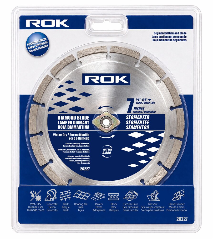 7" Segmented Diamond Blade for Concrete and Masonry Cutting