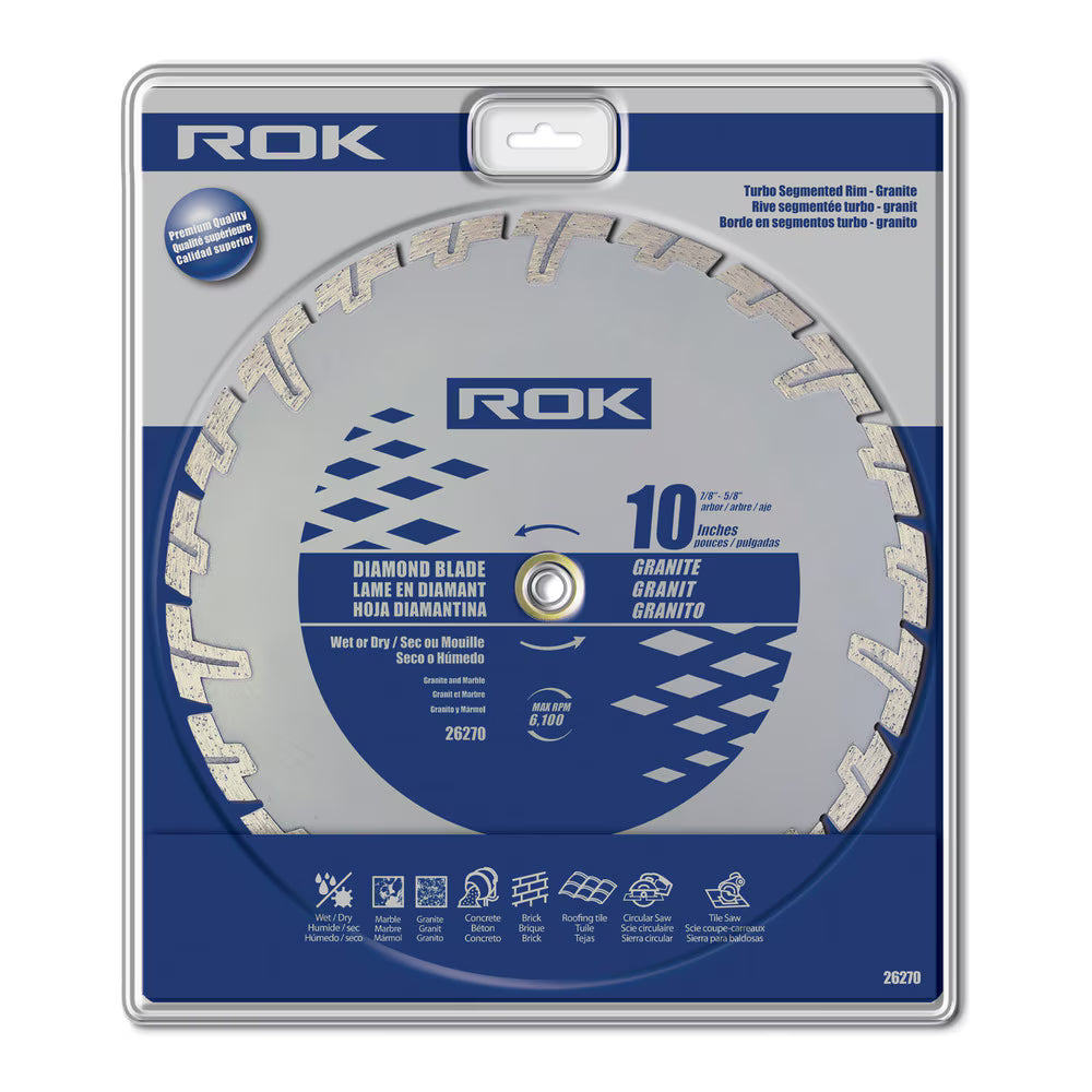 10" Granite Diamond Blade for Stone Cutting