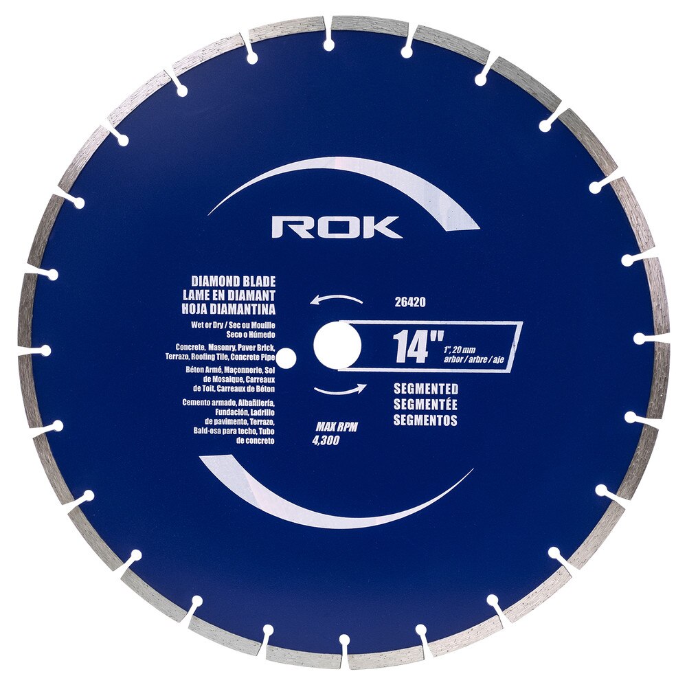 14" Segmented Diamond Blade for Concrete and Masonry Cutting