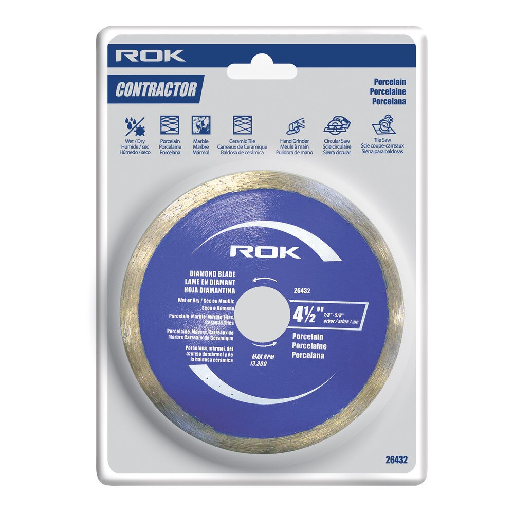 4-1/2" Porcelain Diamond Blade for Precision Tile Cutting