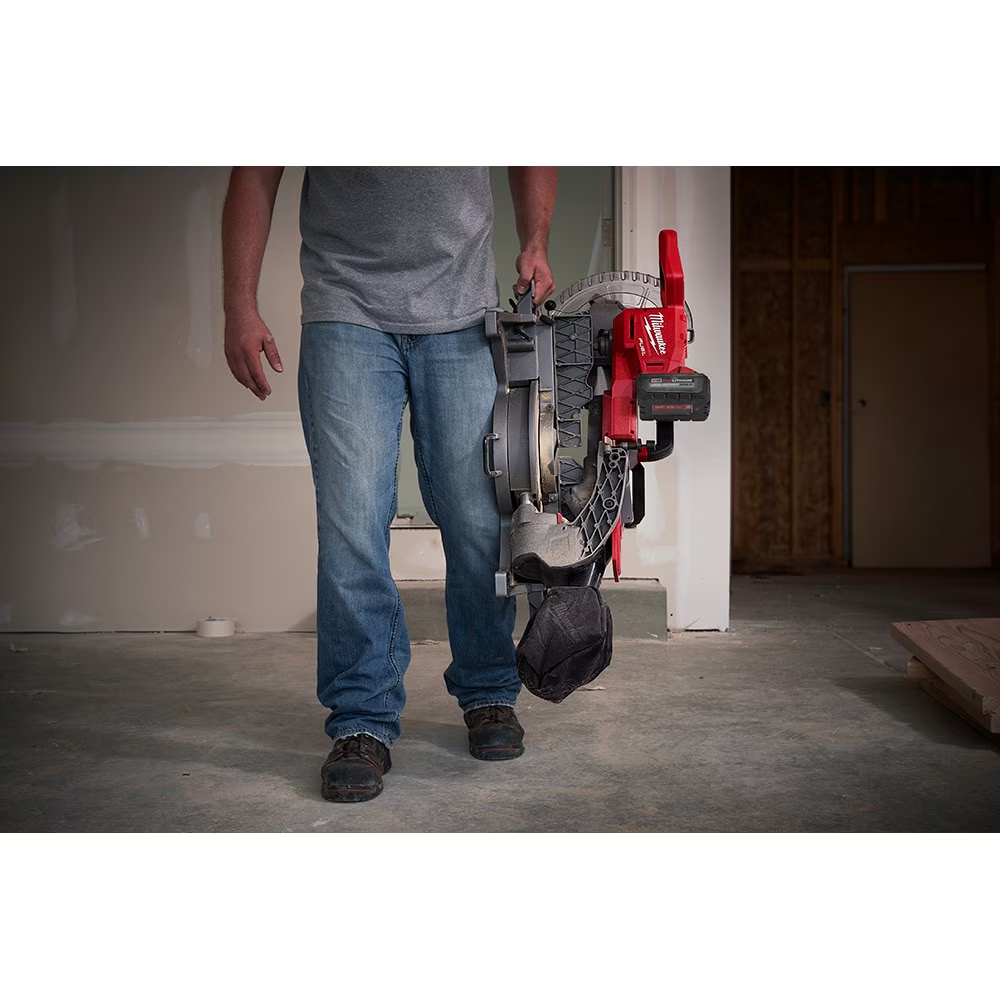 Milwaukee 2734-20 M18 FUEL 18V Lithium-Ion Cordless 10" Dual Bevel Sliding Compound Miter Saw (Tool Only)
