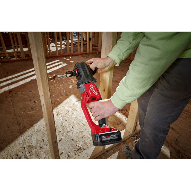 Milwaukee 2808-20 M18 FUEL 18V Li-Ion Brushless Cordless 7/16" Hole Hawg RA Drill Kit with Quick-Lok (Tool Only)