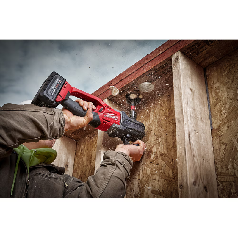 Milwaukee 2808-20 M18 FUEL 18V Li-Ion Brushless Cordless 7/16" Hole Hawg RA Drill Kit with Quick-Lok (Tool Only)