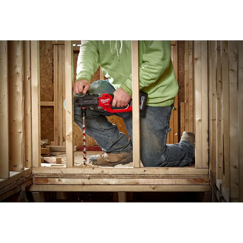 Milwaukee 2808-20 M18 FUEL 18V Li-Ion Brushless Cordless 7/16" Hole Hawg RA Drill Kit with Quick-Lok (Tool Only)