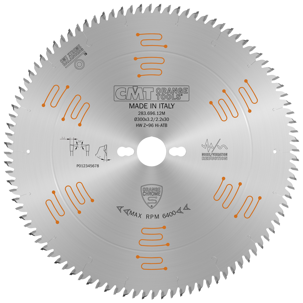 CMT 283.696.12M CHROME Cut-Off Circular Saw Blade