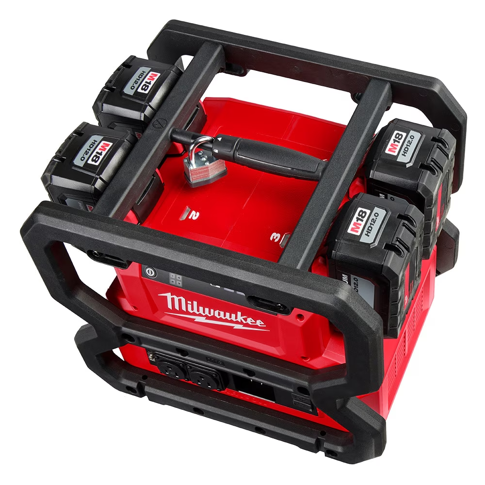 Milwaukee 2845-20 M18 18V Lithium-Ion Cordless CARRY-ON 3600W/1800W Battery Powered Power Supply (Tool Only)