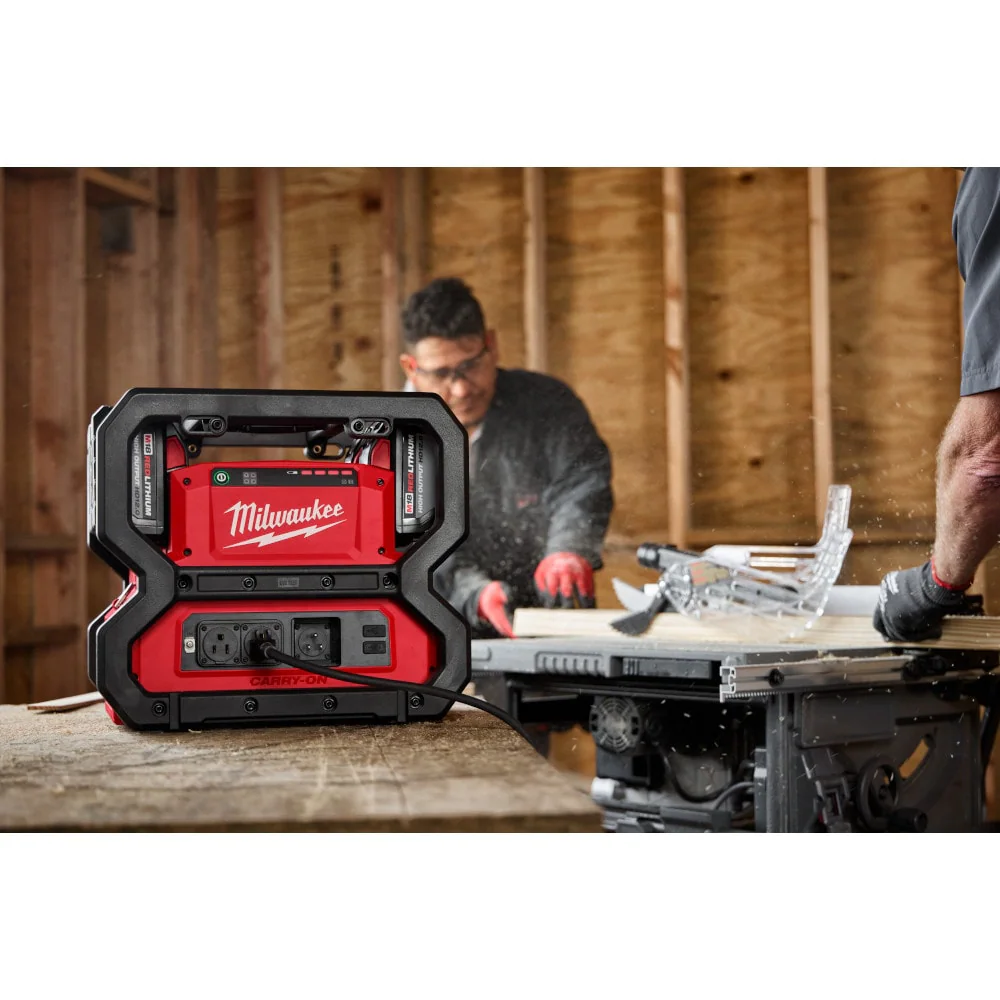 Milwaukee 2845-20 M18 18V Lithium-Ion Cordless CARRY-ON 3600W/1800W Battery Powered Power Supply (Tool Only)