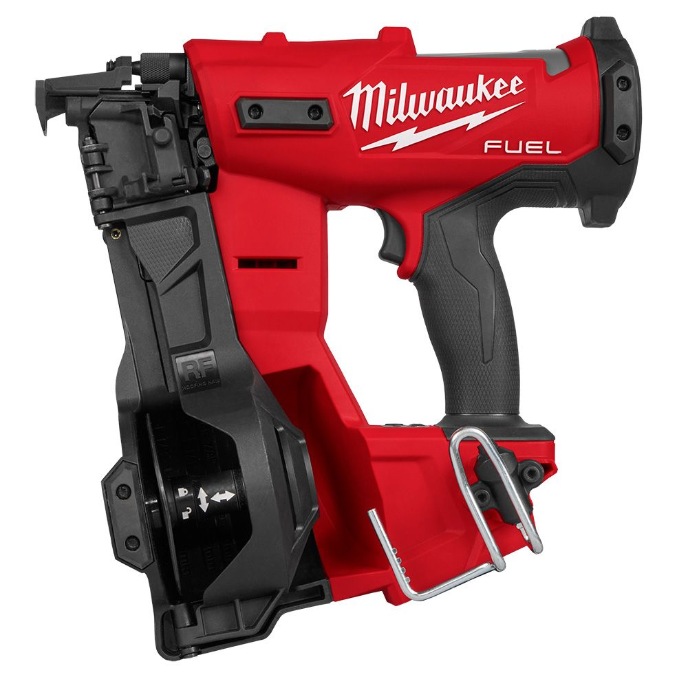 Milwaukee 2909-20 M18 FUEL 18-Volt Lithium-Ion Brushless Cordless Coil Roofing Nailer (Tool Only)