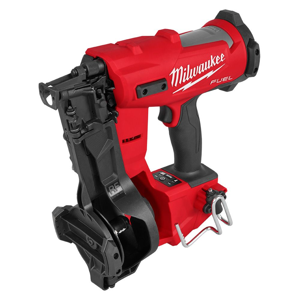 Milwaukee 2909-20 M18 FUEL 18-Volt Lithium-Ion Brushless Cordless Coil Roofing Nailer (Tool Only)