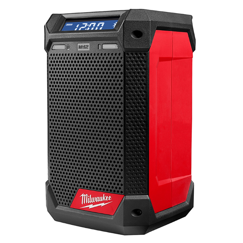 Milwaukee 2951-20 M12 12V Lithium-Ion Cordless Bluetooth/AM/FM Jobsite Radio and Charger (Tool Only)