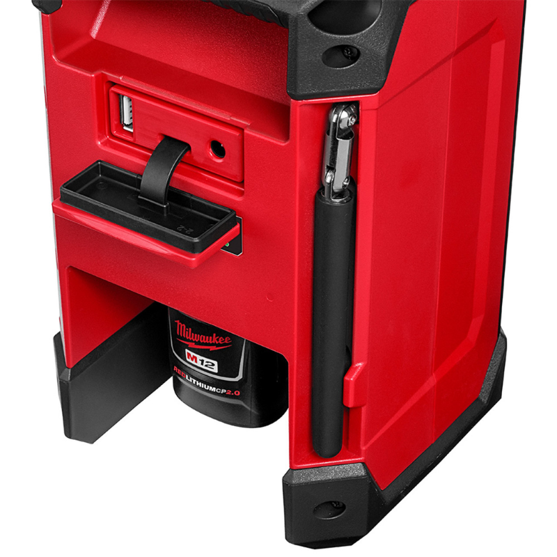 Milwaukee 2951-20 M12 12V Lithium-Ion Cordless Bluetooth/AM/FM Jobsite Radio and Charger (Tool Only)
