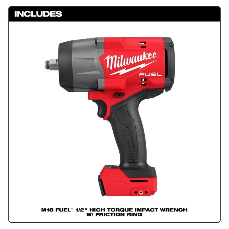 Milwaukee 2967-20 M18 FUEL 1/2" High Torque Impact Wrench with Friction Ring (Tool Only)