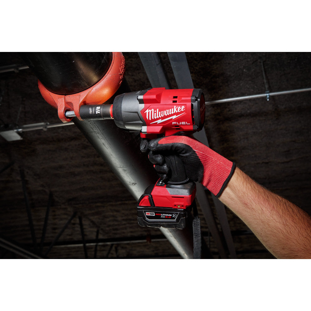 Milwaukee 2967-22GG M18 Cordless 2-Tool 1/2in High Torque Impact Wrench Friction Ring & Grease Gun Combo Kit