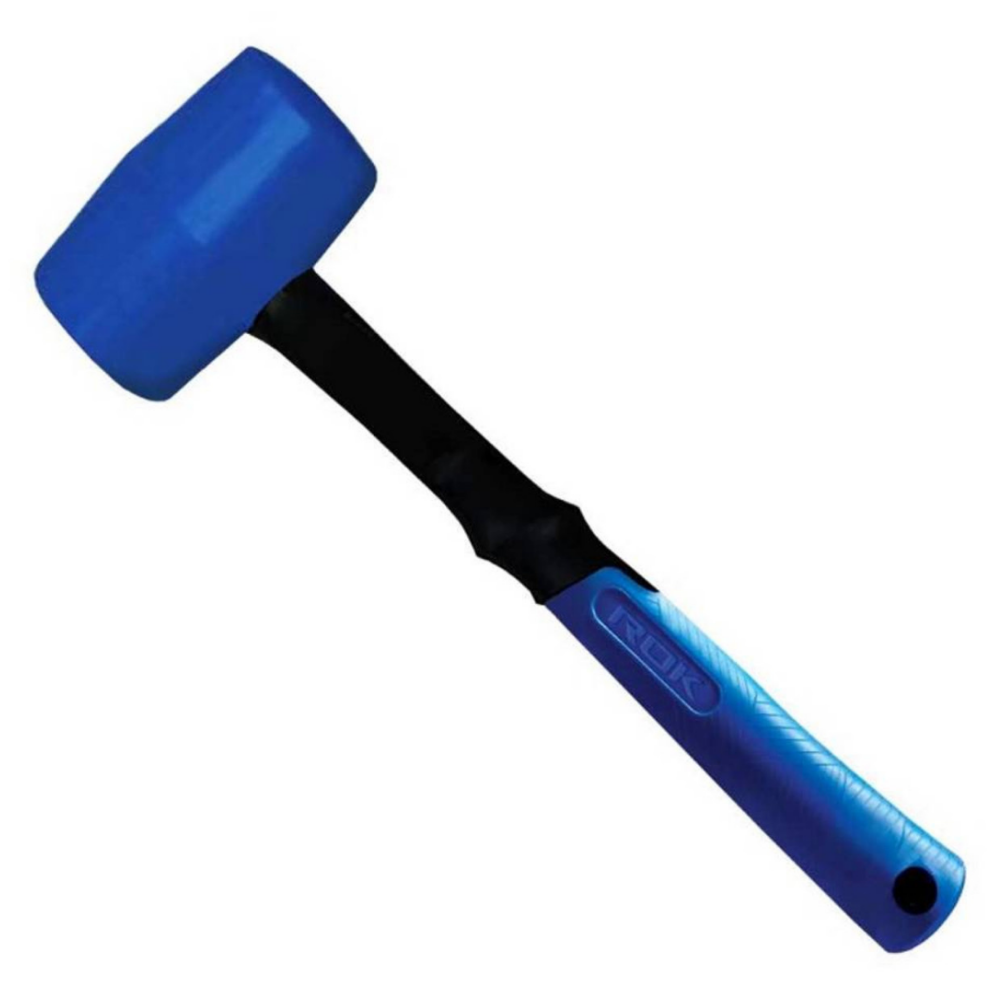 ROK 65632 16oz Rubber Mallet with Fiberglass Handle