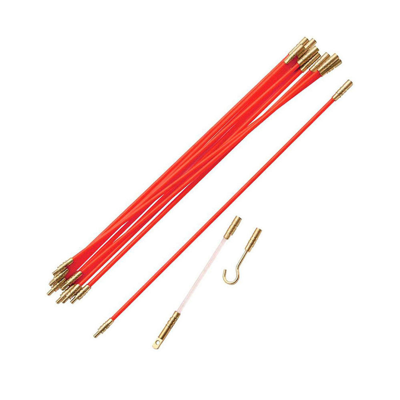 ROK 31070 12pc 32' (10m) Cable Installation Rod Set