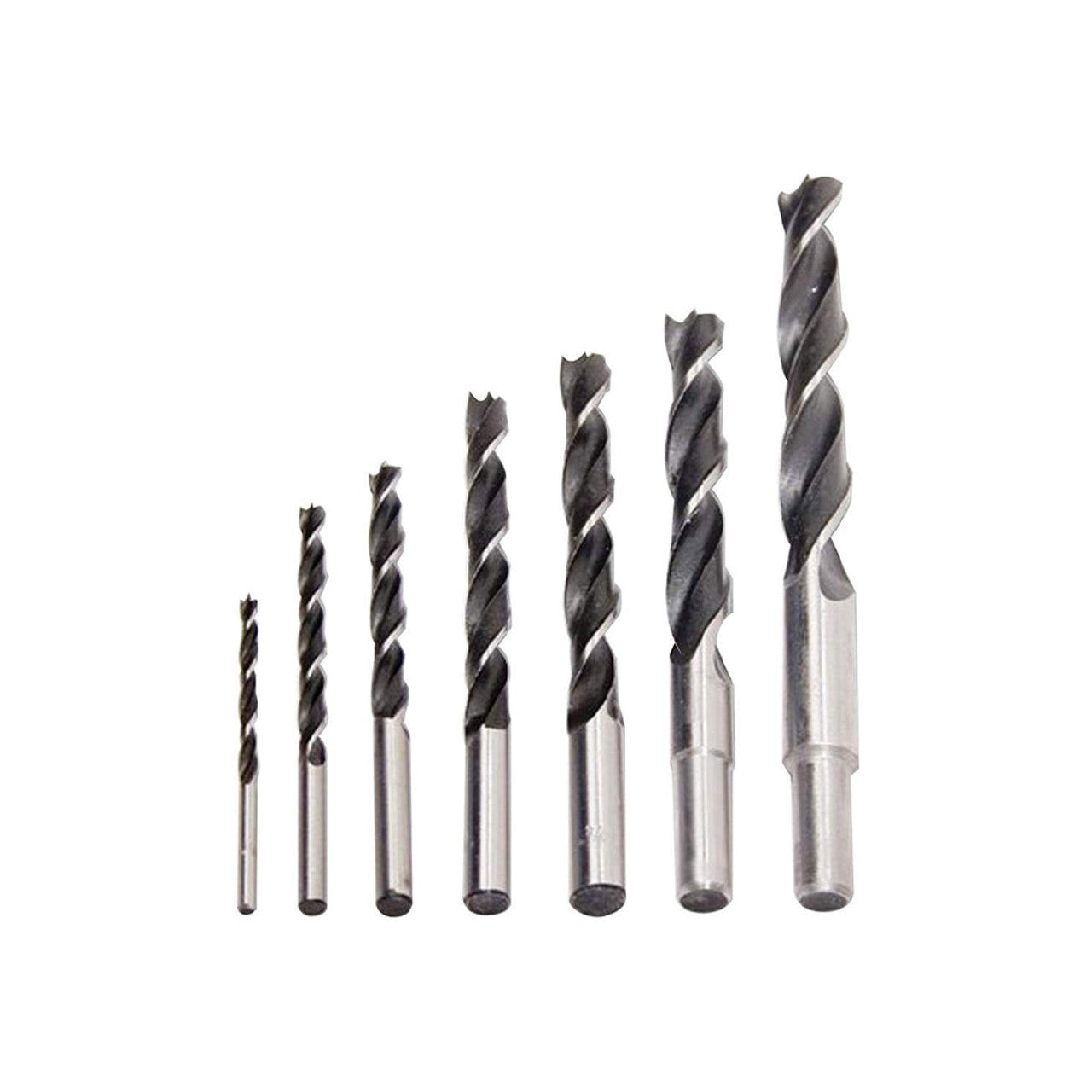 ROK 36058 7pc HSS Brad Point Drill Bit Set