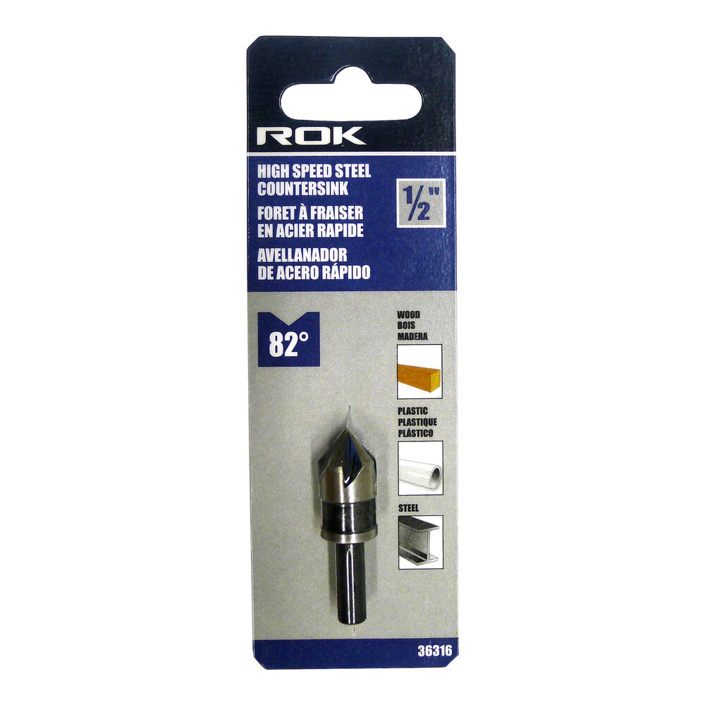 1/2" HSS Countersink Drill Bit for Hole Chamfering