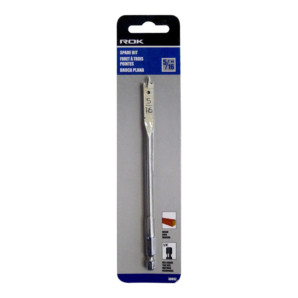 5/16" Spade Bit for Wood Drilling Applications