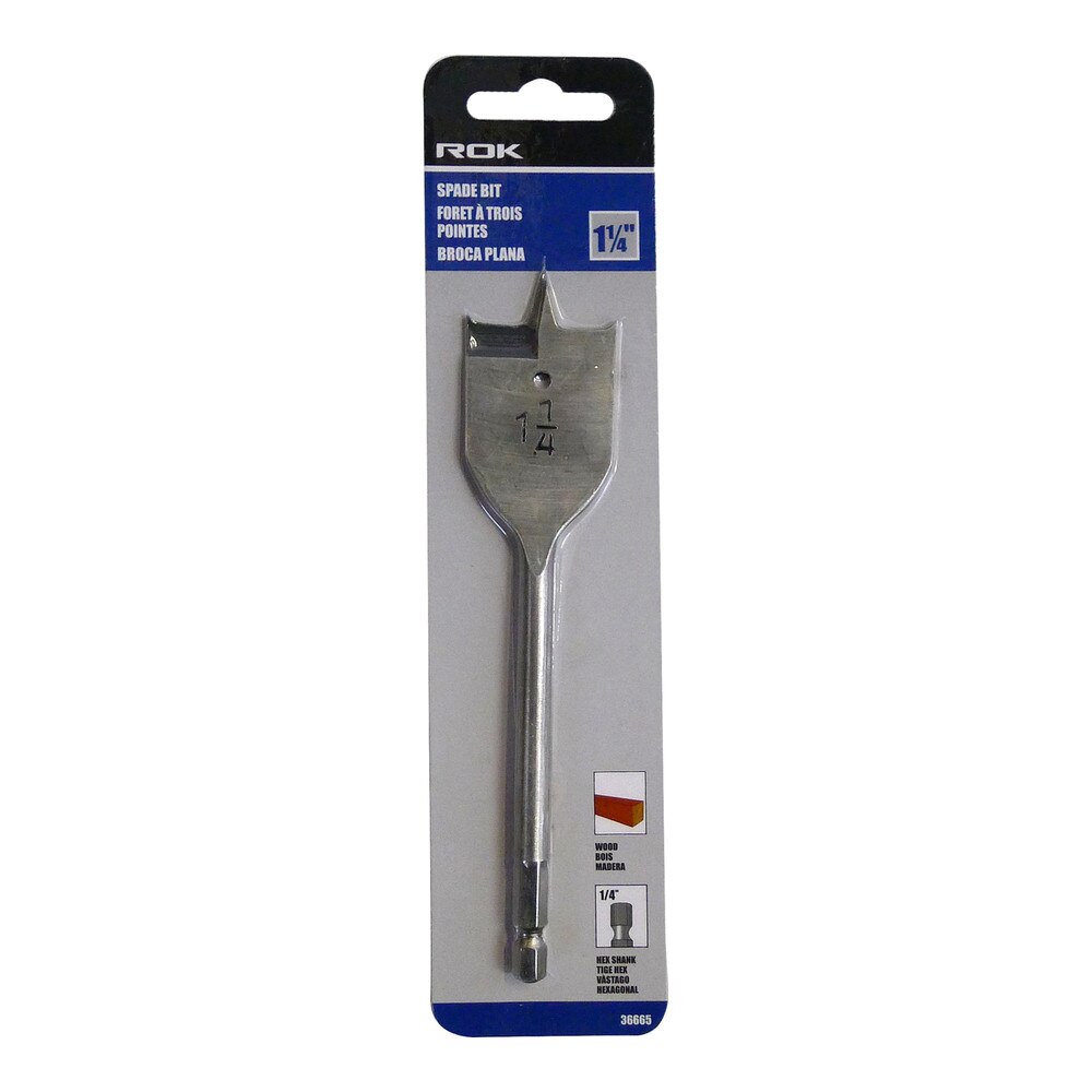 1-1/4" Spade Bit for Wood Drilling Applications