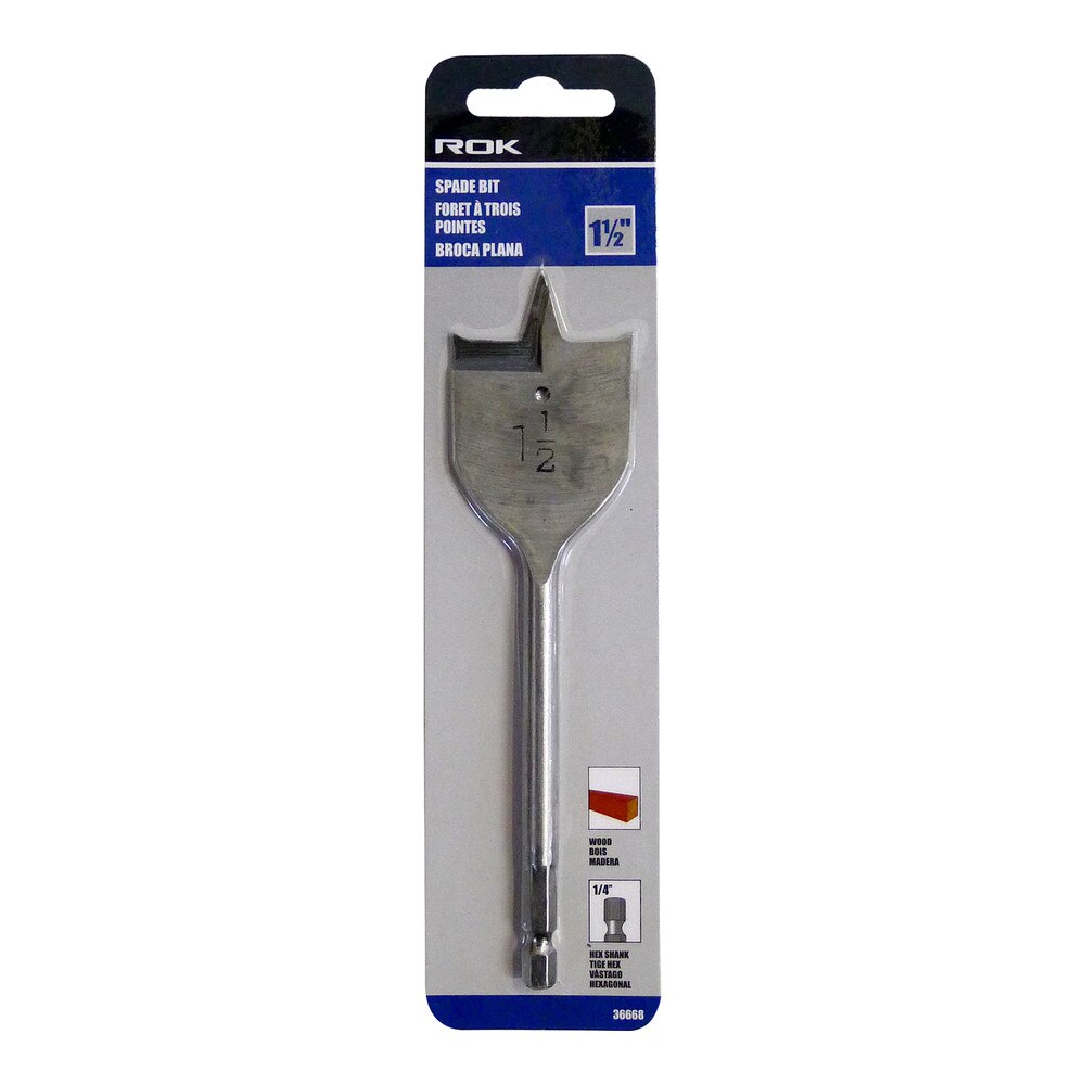 1-1/2" Spade Bit for Wood Drilling Applications