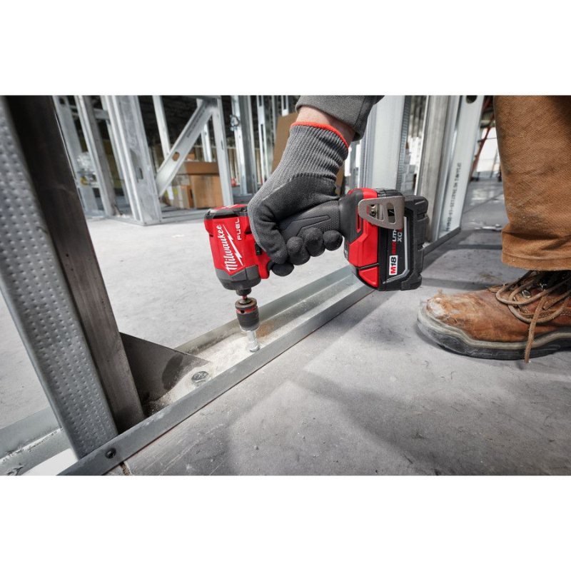 Milwaukee 3697-27 M18 FUEL 18V Lithium-Ion Brushless Cordless Combo Kit (7-Tool) w/ (2) 5.0 Ah Batteries, 2 Tool Bags