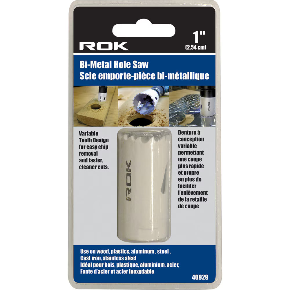 1" Bi-Metal Hole Saw for Precise Hole Cutting