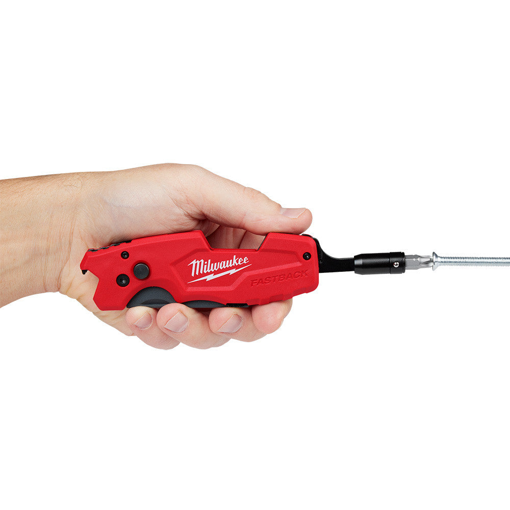 Milwaukee 48-22-1505 Tool FASTBACK 6-in-1 Folding Knife with 3 -inch Blade