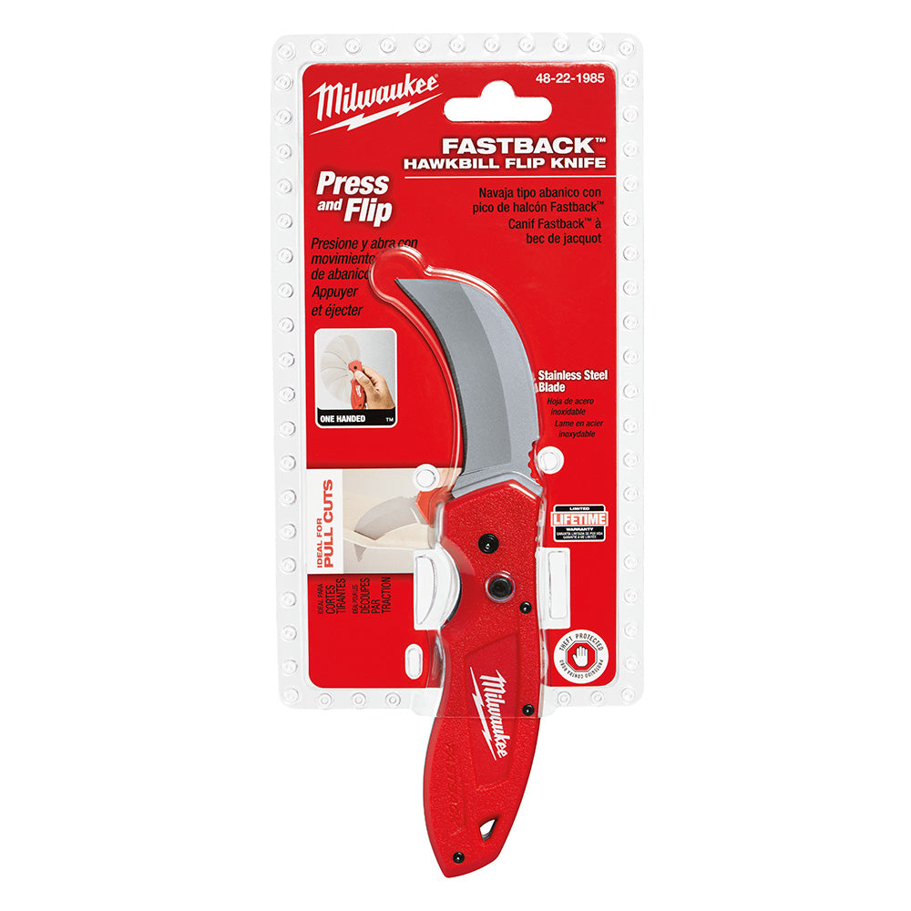 Milwaukee 48-22-1985 FASTBACK Hawkbill Folding Knife