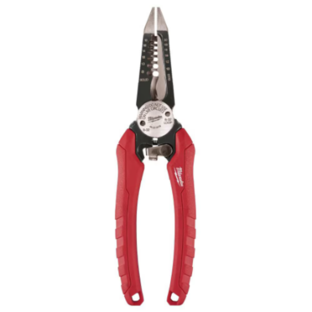Milwaukee 48-22-3079 7.75 -inch Combination Electricians 6-in-1 Wire Strippers Pliers