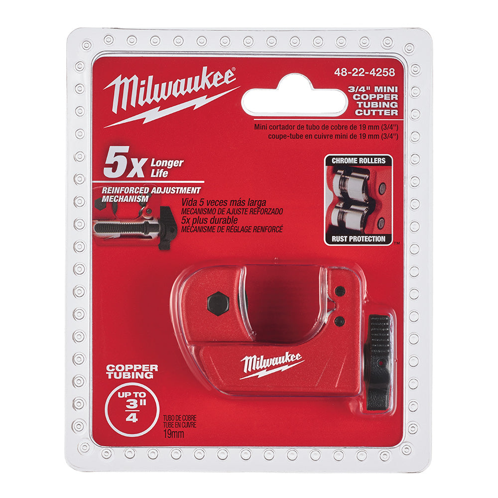 Milwaukee 48-22-4258 3/4in Mini Copper Tubing Cutter
