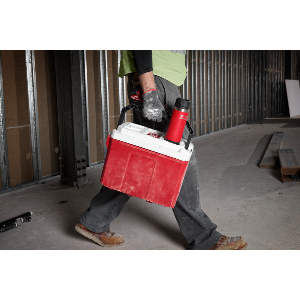 Milwaukee 48-22-8395R PACKOUT 18oz Insulated Bottle with Sip Lid - Red