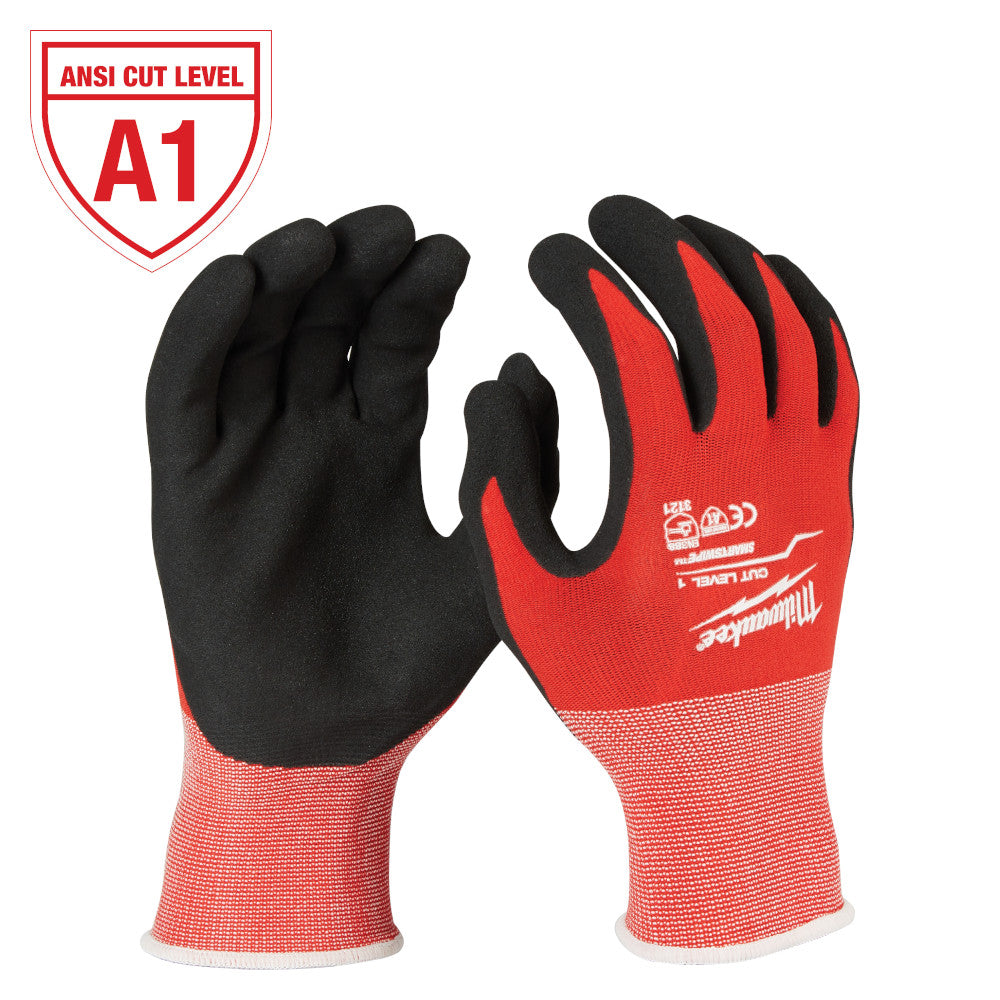 Milwaukee 48-22-8901 Cut Level 1 Nitrile Dipped Gloves - Medium