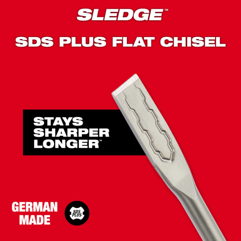 Milwaukee 48-62-6052 3/4in x 10in SDS PLUS SLEDGE Flat Chisel