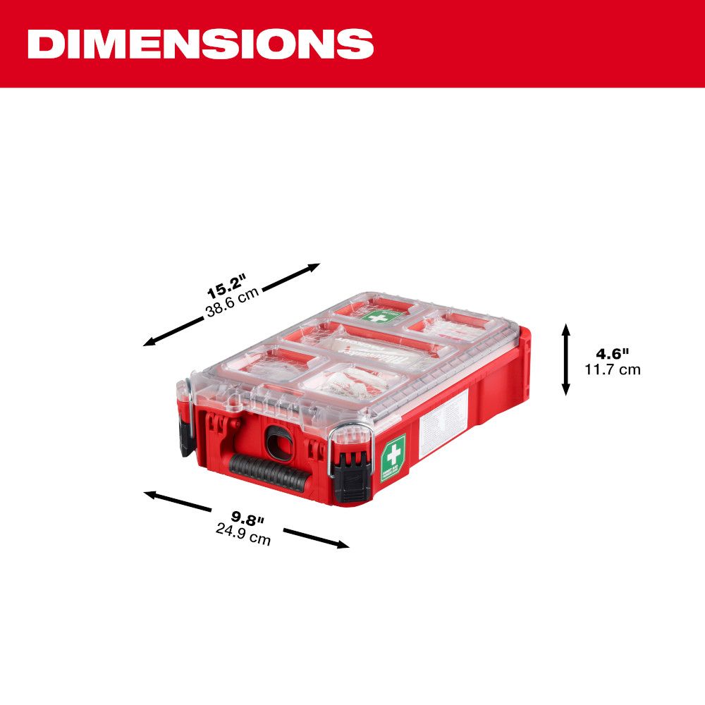 Milwaukee 48-73-8435N Tool PACKOUT TYPE II Basic Small First Aid Kit