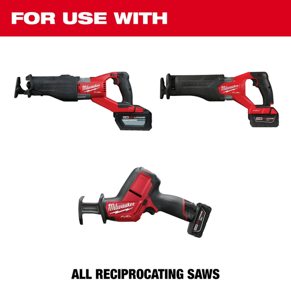 Milwaukee 48-01-7706 9-inch 7/11-TPI WRECKER Multi-Material Sawzall Blade (100-Pack)