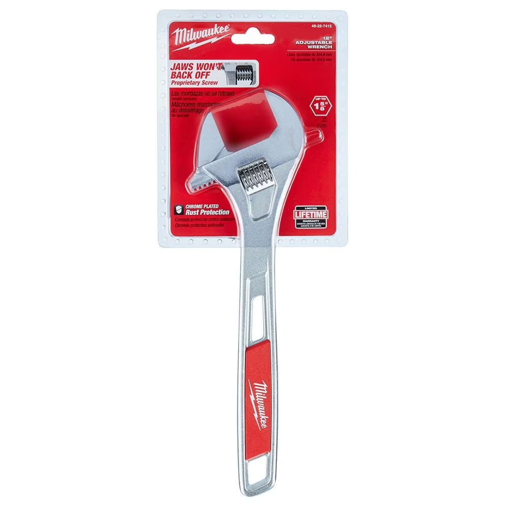 Milwaukee 48-22-7412 12" Adjustable Wrench