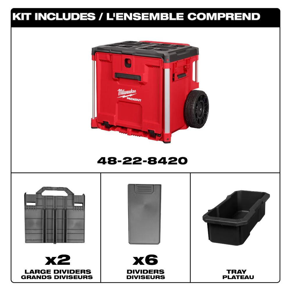 Milwaukee 48-22-8420 PACKOUT Rolling Drawer